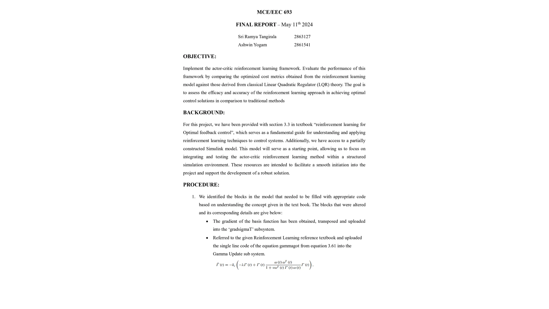 Ocp Final Project Report