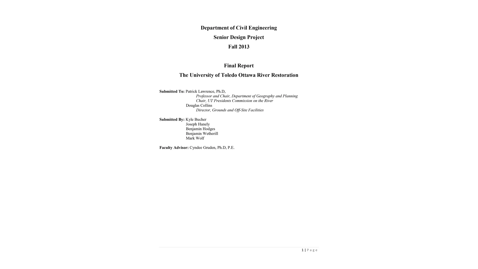 Ottawa River Restoration: Outfall and Erosion Solutions