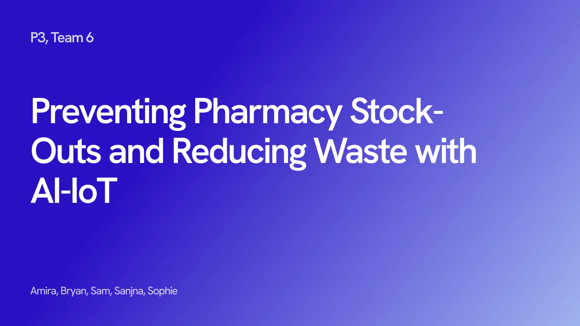AI-Powered Pharmacy Inventory Optimization